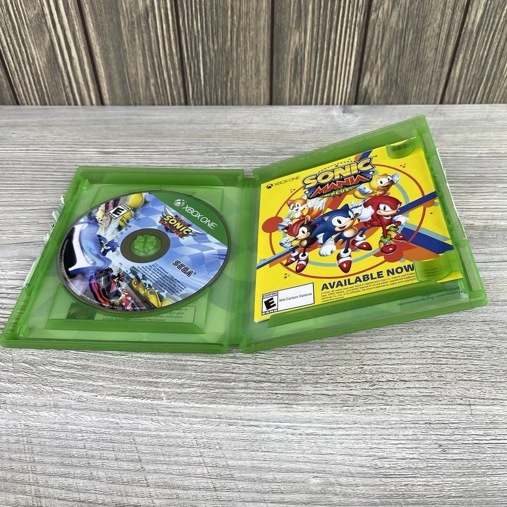Team Sonic Racing (Microsoft Xbox One, 2019) CIB & Tested.